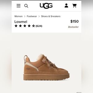 UGG Lowmel Chestnut Casual Sneakers